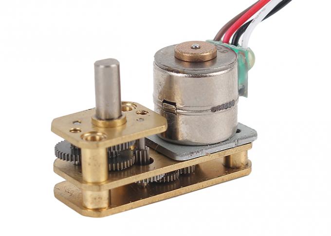 fase horizontal 3 do ângulo direito 2 de Mini Geared Stepper Motor 5V do sem-fim de 10mm