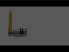 Slider do cobre do comprimento da precisão 8mm Dia Micro Slider Stepper Motor 22mm com o suporte linear