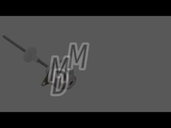 Grande motor deslizante empurrado 25mm do slider 12 VDC para o equipamento da beleza