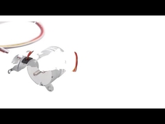 Ímã permanente 25mm de SM24-048S motor deslizante do ângulo de 7,5 etapas com caixa de engrenagens